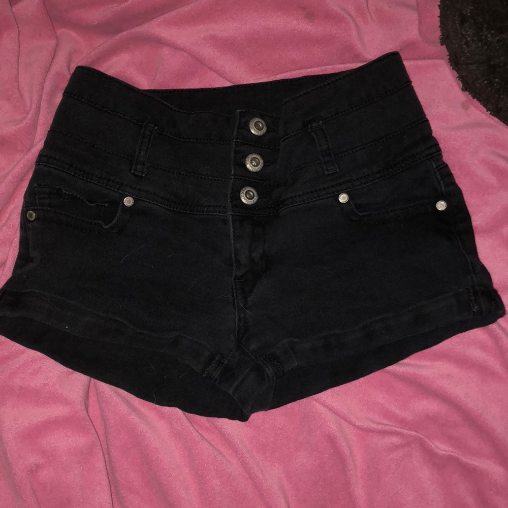 high waisted shorts